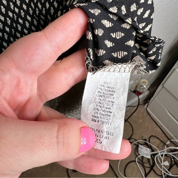 BNWOT IFLIS Long Sleeve Patterned Long Sleeve Shirt - Picture 6 of 6